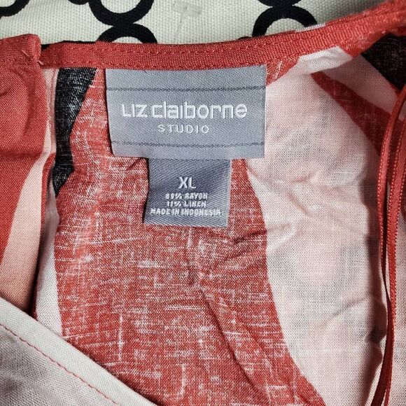 Liz Claiborne Studio XL Blouse, NWT - Picture 5 of 6